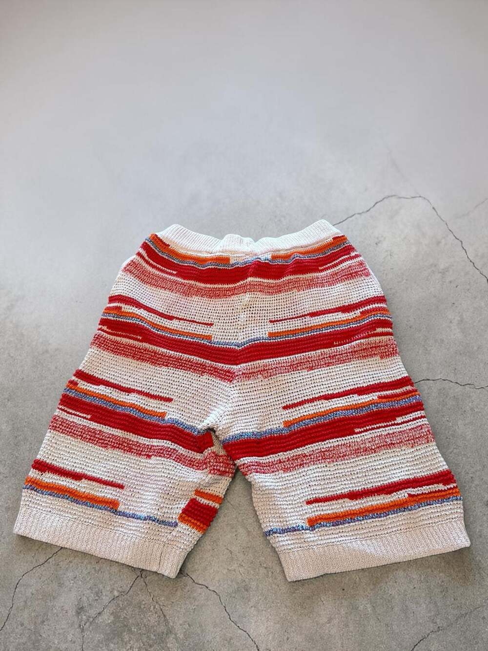 Zara Summer Wardrobe '23 Striped Knit Shorts Size L - Picture 2 of 4